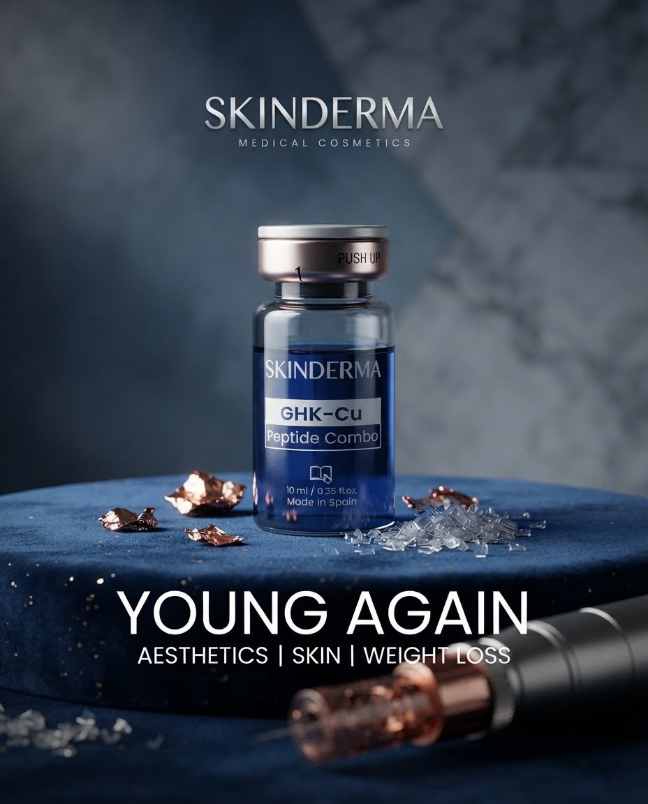 GHK-Cu Peptide Combo Facial - GHK-CU Copper peptide and Microneedling - Treatment