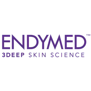 Purple ’endymed’ logo with the tagline ’deep skin science’ beneath it.