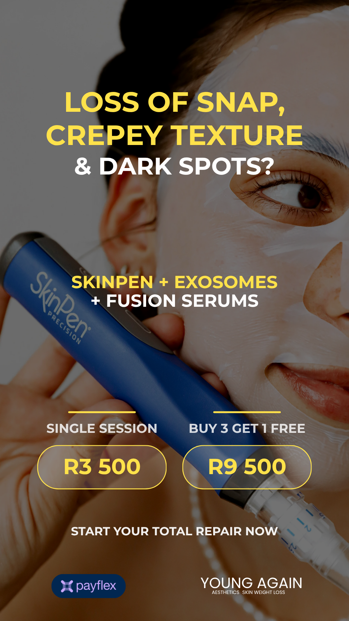 SkinPen Total Repair | Precision Needling & Exosome Fusion - 1 SESSION - Specials