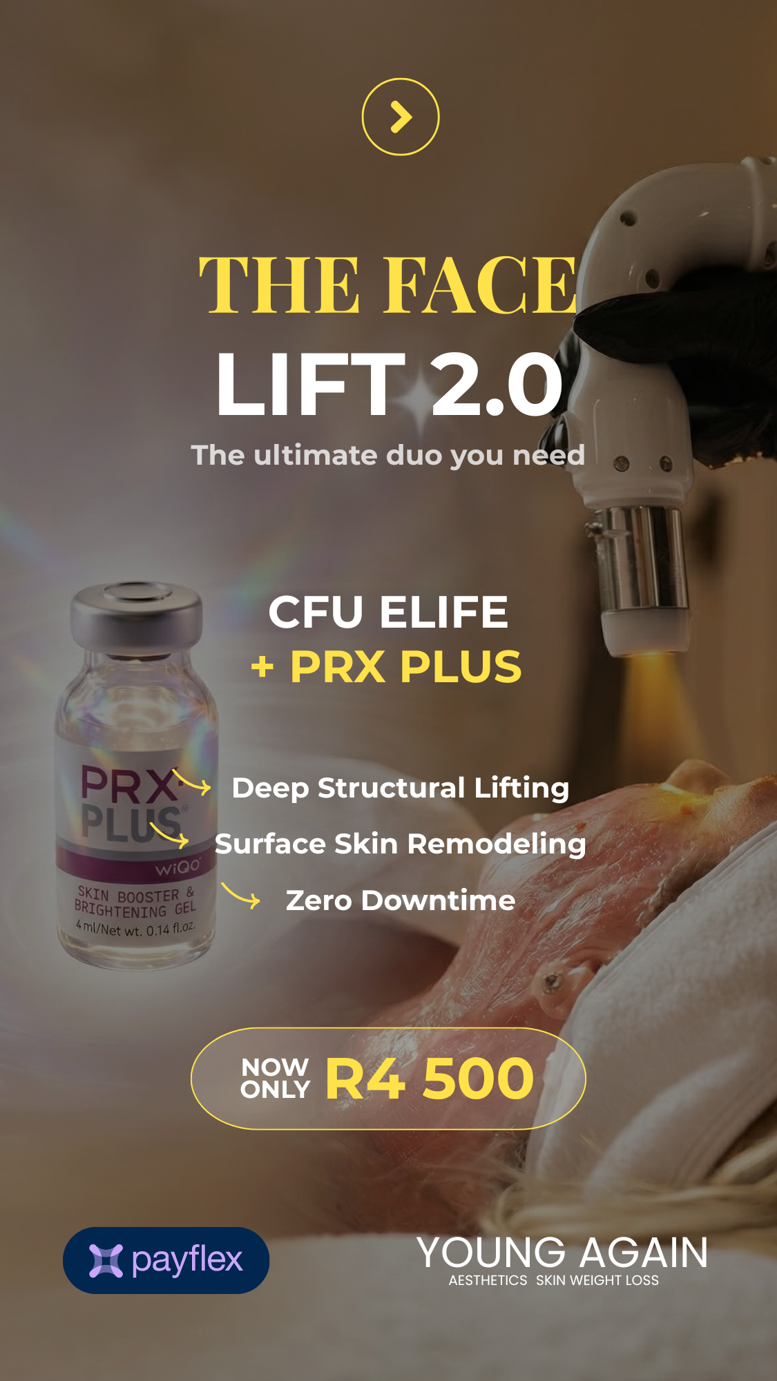 The Face Lift 2.0: CFU Elife + PRX Plus Duo - Specials