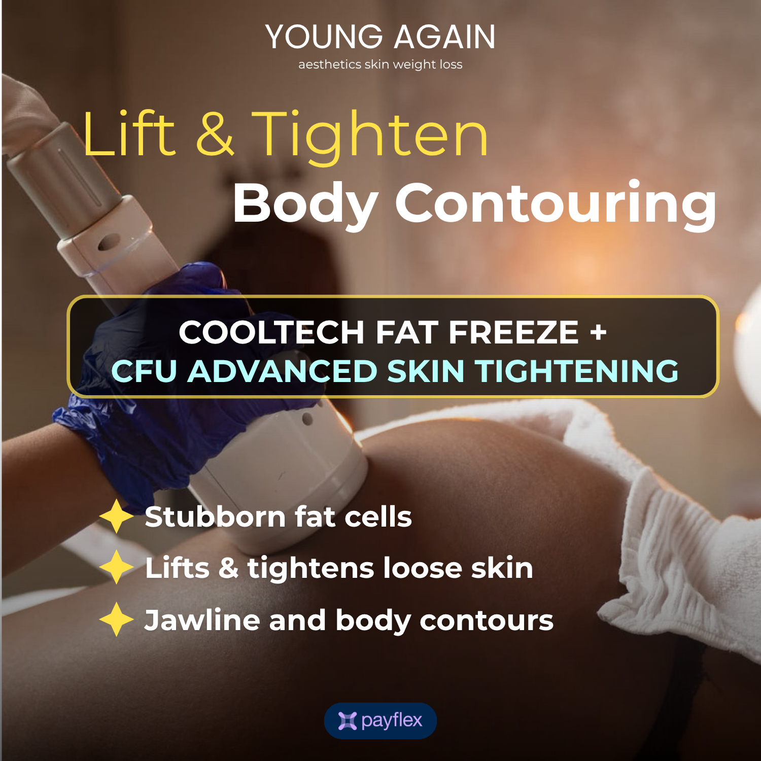 The Sculpt Bundle: Cooltech Fat Freeze + CFU Skin Tightening - Specials