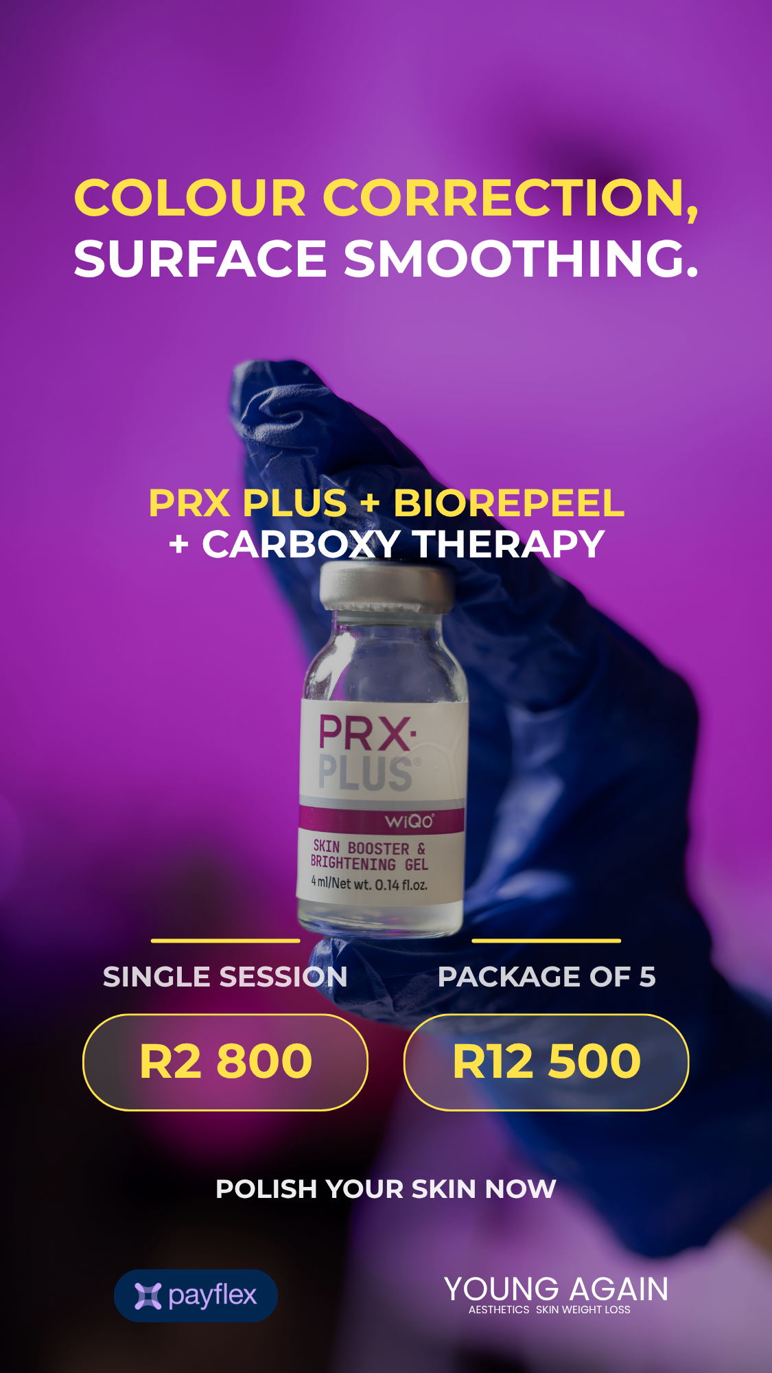 The Surface Master | PRX + BioRePeel + Carboxy Fusion - 1 SESSION - Specials